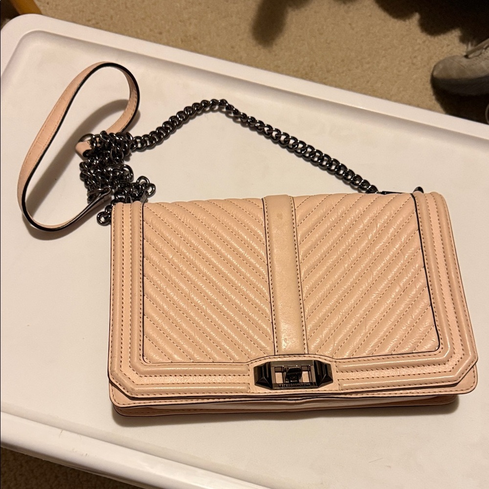 Rebecca Minkoff blush pink crossbody bag
